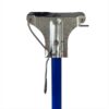 Promop PVC Coated Fan Mop - Wooden Handle - Metal Holder - 1.5m x 25mm - Blue