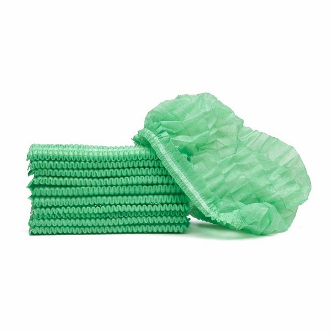 Mop Caps - PP Non Woven - Green - Pack of 100