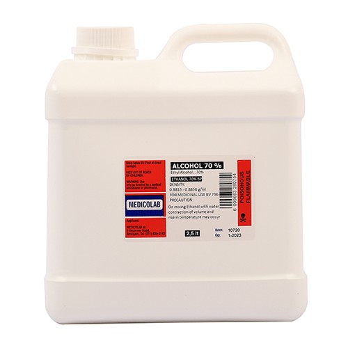 Alcohol 70% 2500ml