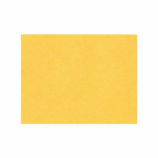 Needle Punch Hospital Cleaning Cloth - 38cm x 30cm - Yellow - Pack of 25