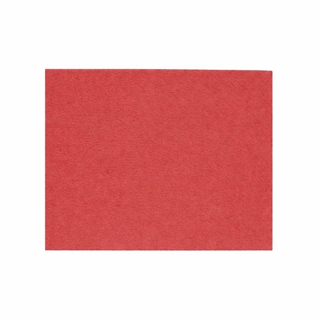 Needle Punch Hospital Cleaning Cloth - 38cm x 30cm - Red - Pack of 25