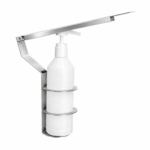 Soap Dispenser Elbow Type - Golden Touch - Stainless Steel - Frame - Bottle - Nozzle