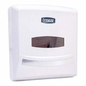 Breeze Paper Towel Dispenser - Folded Paper - ABS Plastic - White