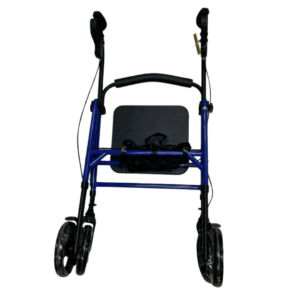 Alternative view of Rollator 4 wheel with Bag and Detachable Back – Aluminum