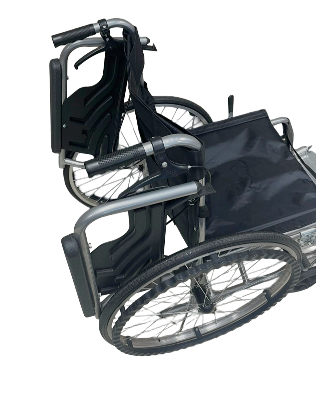 Wheelchair with Drop Down Handles - Image 3