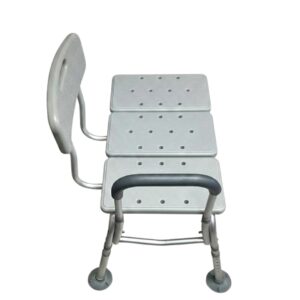 Alternative view of Shower Chair Bench with One Side Handle and Backrest