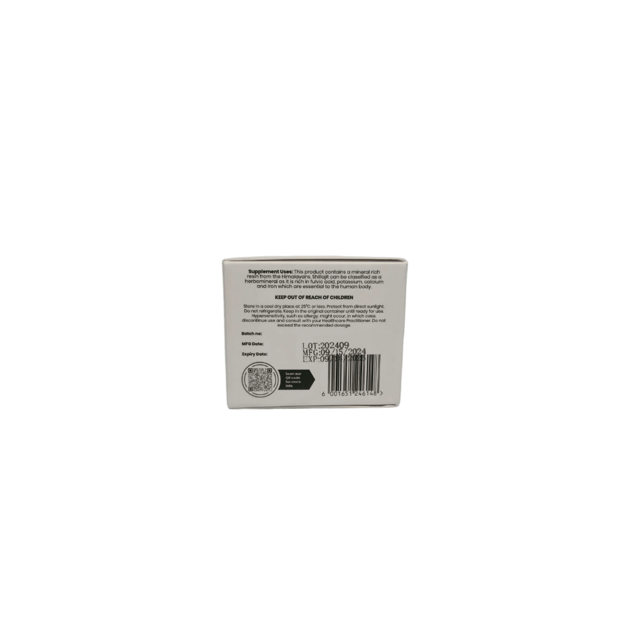 Shilajit Resin 70% Fulvic Acid - Image 5