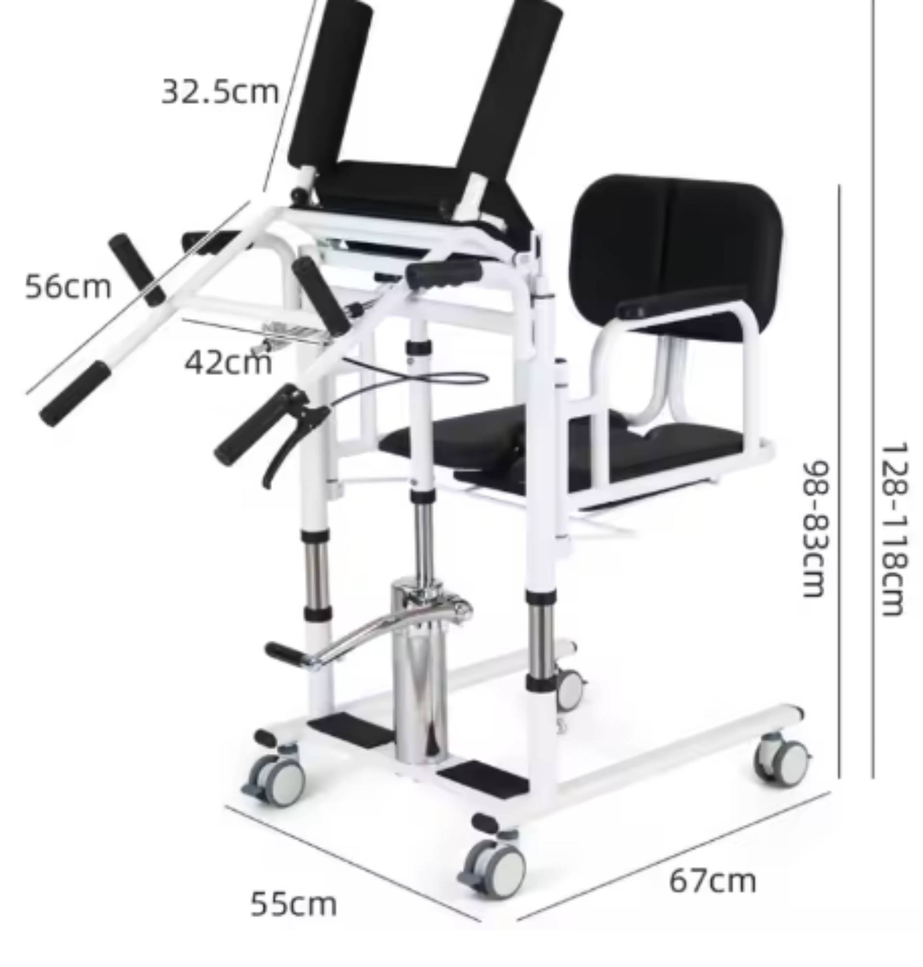 Patient Lifter hydraulic lift for patient transfer