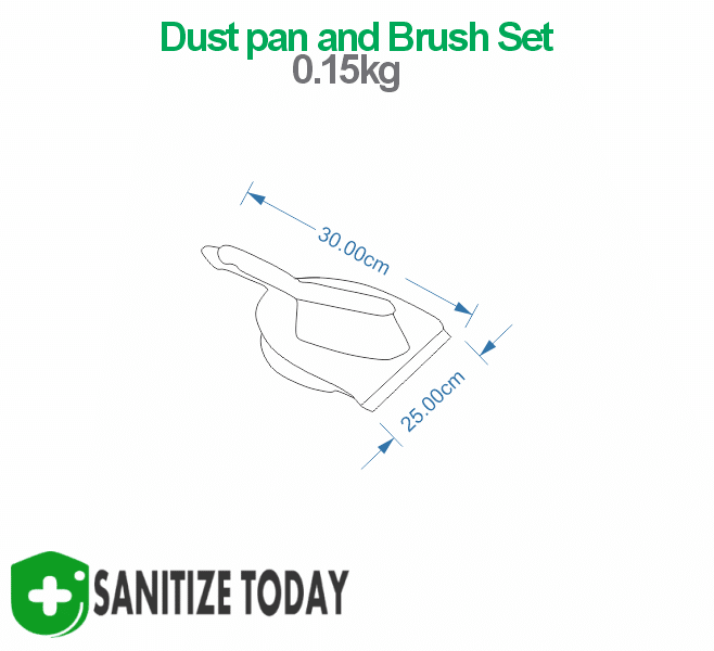 Dust Pan & Brush Set Assorted Colours - Image 2