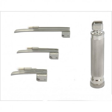 Alternative view of Laryngoscope Set – 3 Blade – Paediatric – Miller /conventional