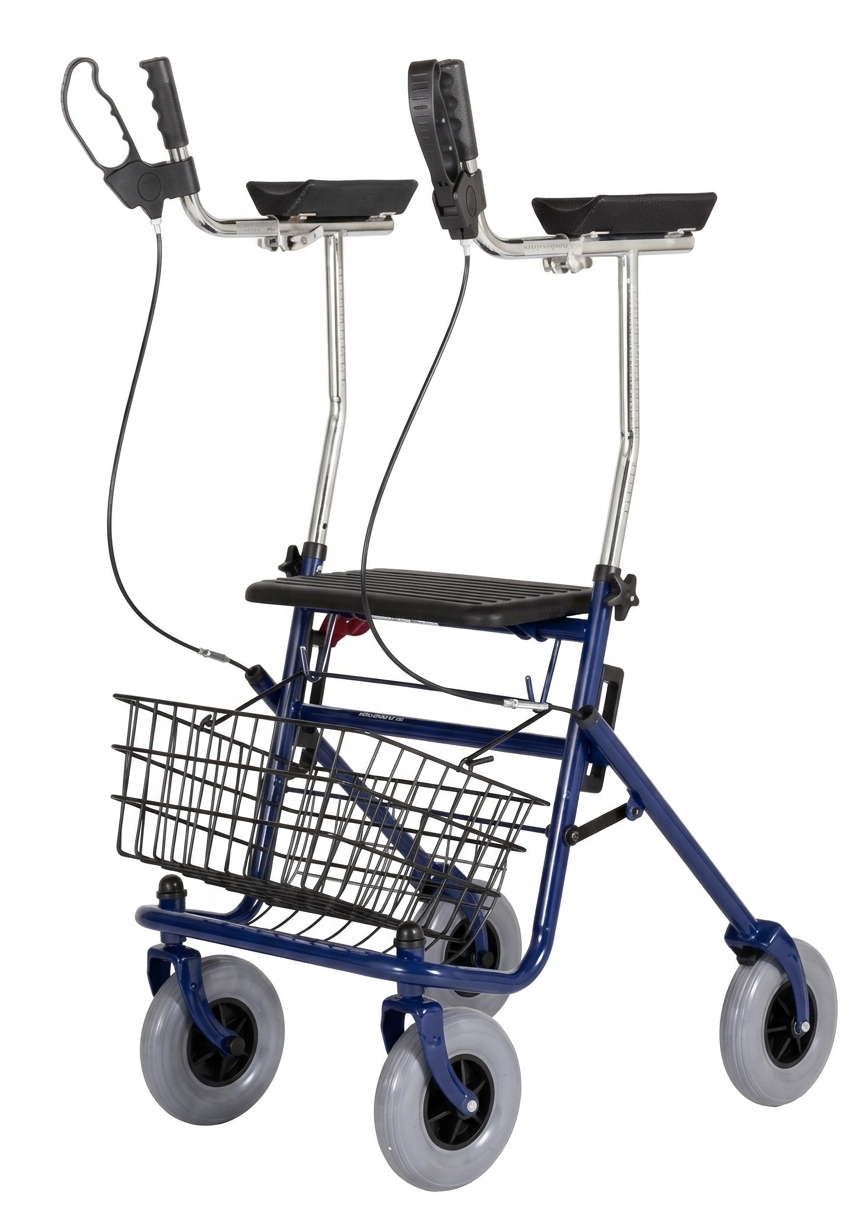 4 Wheel Rollator with Armrest