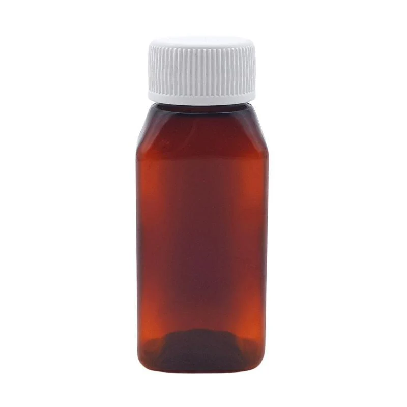 Bottle Rect Amber 100ml –  100s