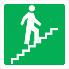 Stairs Going Up Sign 190×190