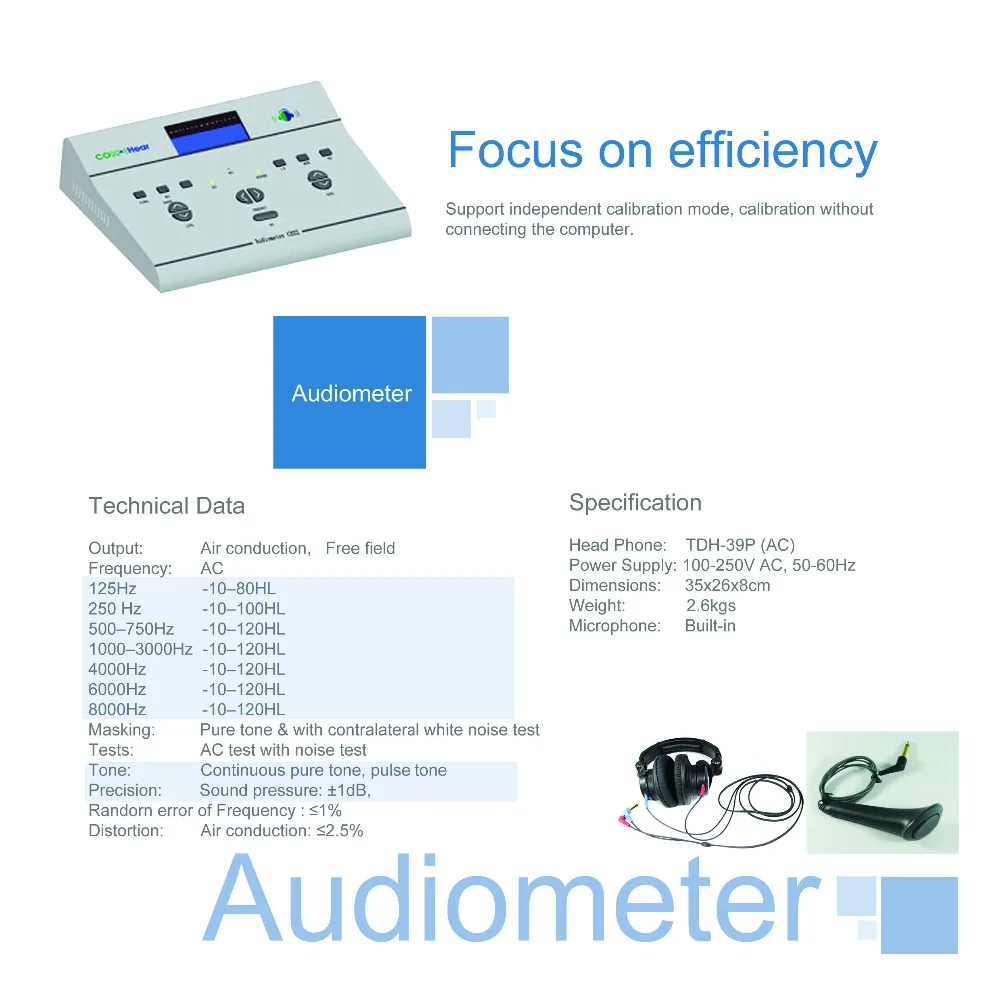 Audiometer ch22 for hearing tester - Image 3