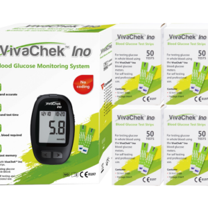 Vivachek Ino Meter + 4 X 50s Glucose Tests Strips