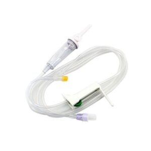 Admin Infusion Set with 1 Y Site without Needle 20 drops