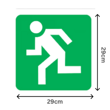 Alternative view of Running Man – Left Sign 290×290