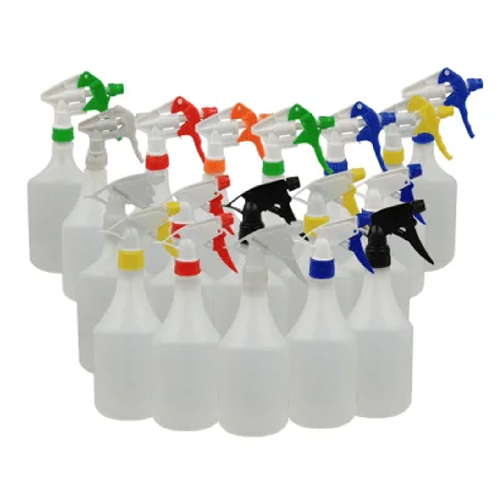 750ml Trigger Bell Bottle with Measurements – Various Colors (10 Pack )