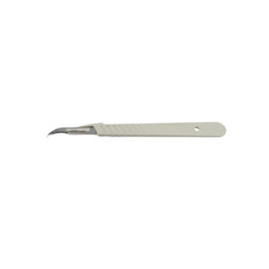 Surgical Blade Stainless Steel with Plastic Handle No12 Blade- Pack of 10