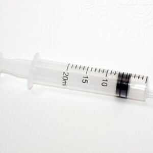 Alternative view of 20ml Luer Slip Syringe 3-part, eccentric tip