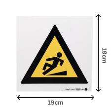 Alternative view of Slippery Walking Surface Sign (190x190mm)