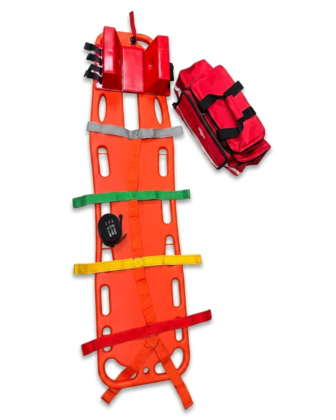 Spine Board with Spider Strap and head holder + Bag