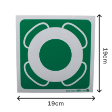 Alternative view of Sign – Life Buoy 190x190mm