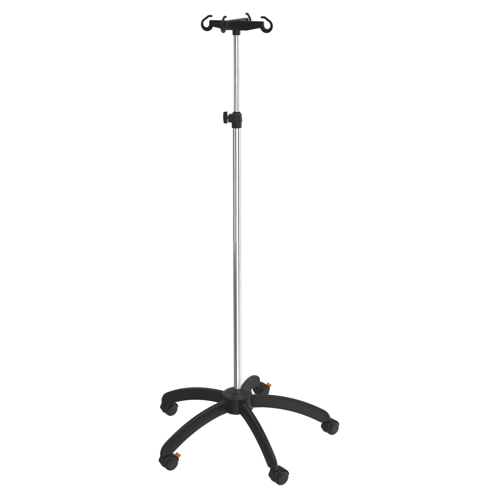 Drip Stand/IV Stand Plastic Base & Plastic Hooks