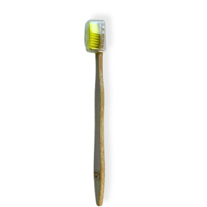 Bamboo Toothbrush Adult 0.18mm Medium with dust cap