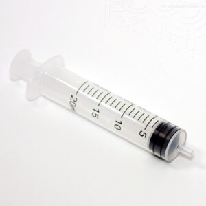 Alternative view of 20ml Luer Slip Syringe 3-part, concentric tip