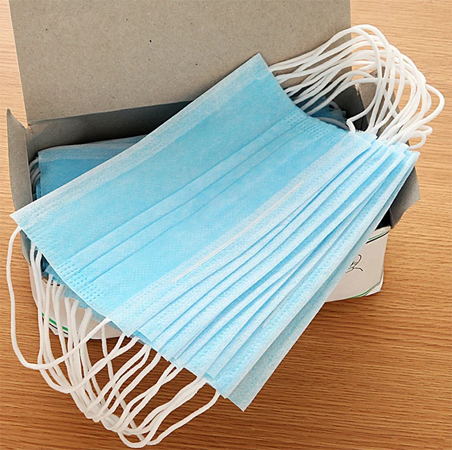 Alternative view of 3 ply Disposable mask (50’s)