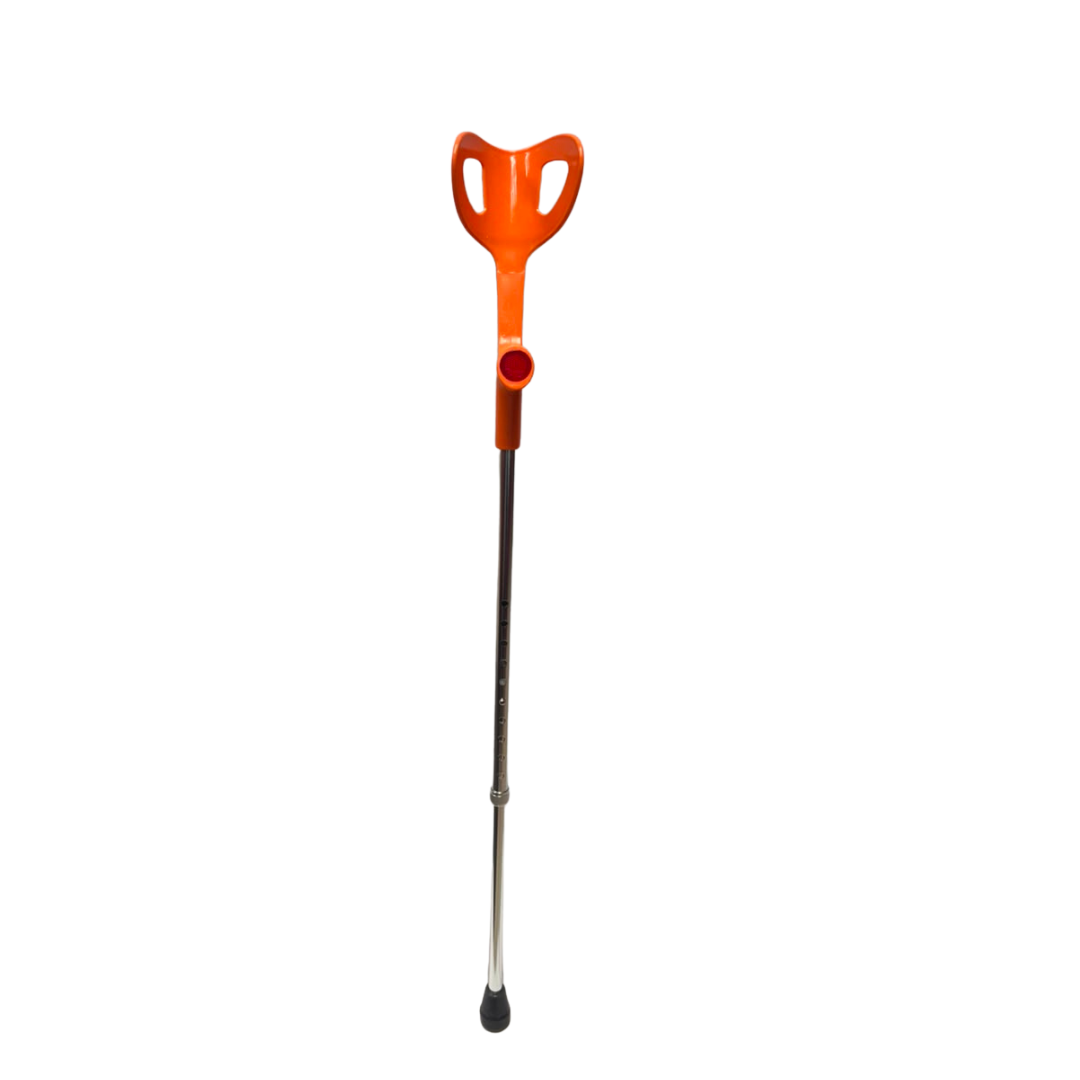 Alternative view of Elbow Crutch Orange Single