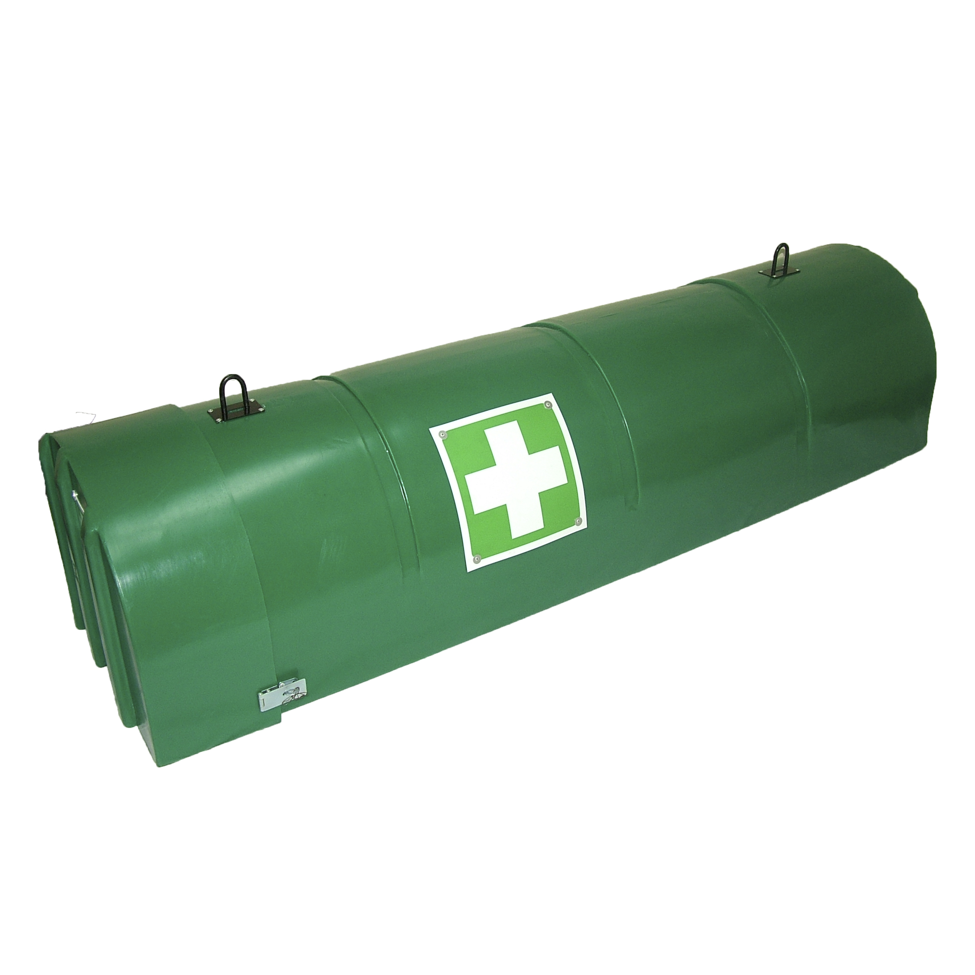 Alternative view of Stretcher Capsule for Mining (Empty)