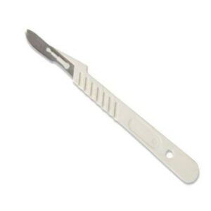 Surgical Blade Stainless Steel with Plastic Handle No 10 Blade – Pack of 10