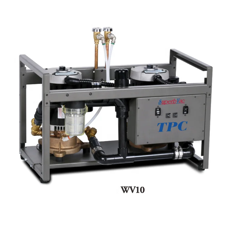 Alternative view of WV3- Wet Dental Suction Motor supply 3 Dental Units