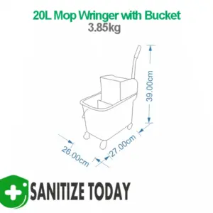 Alternative view of 20L Mop Wringer with Bucket & Divider