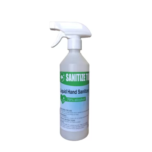 70% Alcohol Liquid Hand Sanitizer Trigger Spray 500ml