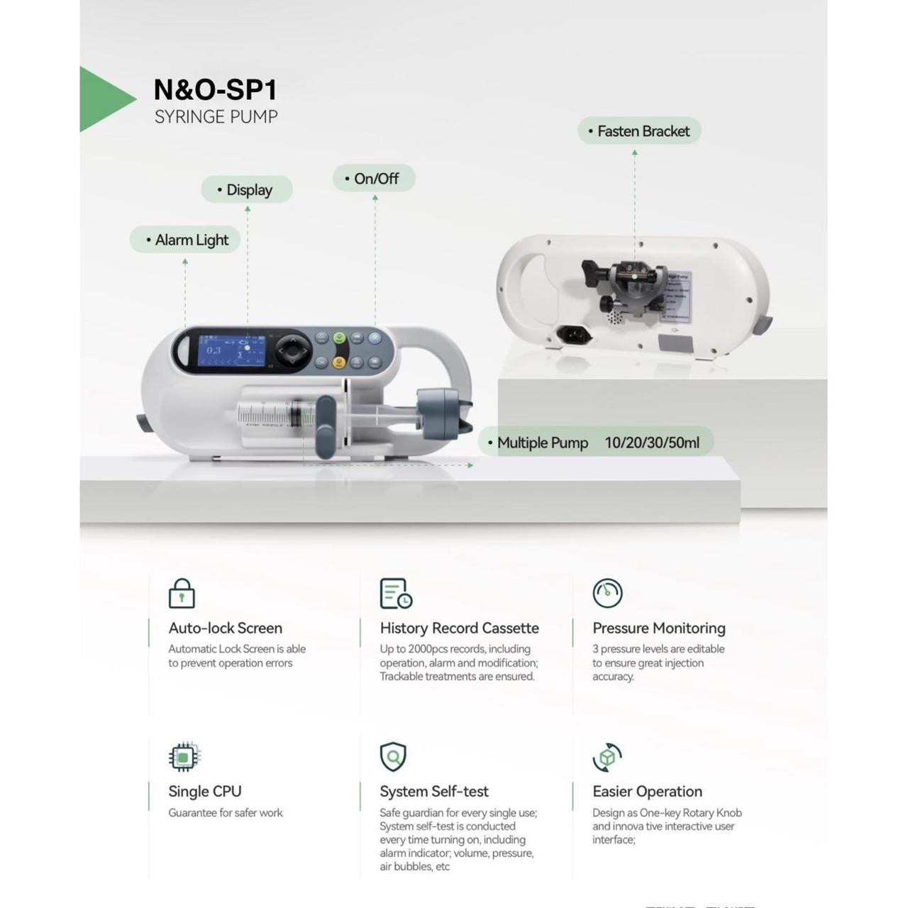 N&O-SP1 Syringe Pump - Image 5