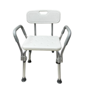 Shower Chair with Back Support – Aluminium