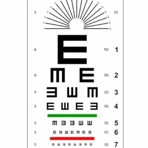 Eye Chart Snellen Illiterate – 1s