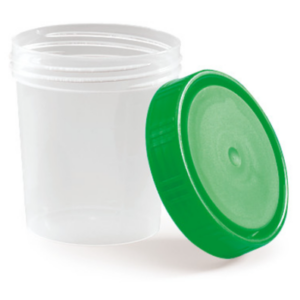 Urine Specimen Jar 250ml Green Lid