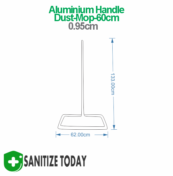 Aluminium Handle Dust Mop 60cm - Image 3