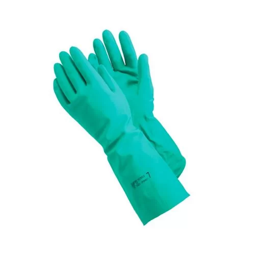 Dromex Green Nitrile Chemical Gloves