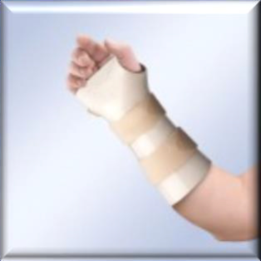 Alternative view of Wrist Immobilisation Splint (In Dorsiflexion 35 degrees- 40 degrees) Left Size 1