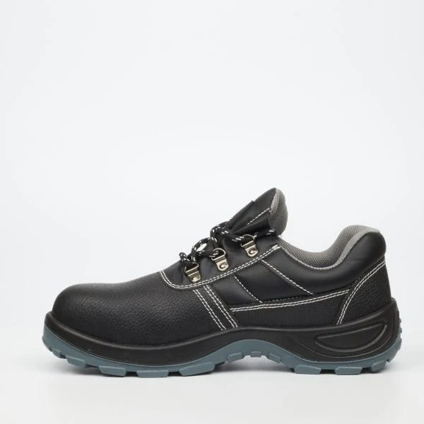 Grittgear Unisex Safety Shoe In Black Magnesite S1 Genuine Leather - Image 4