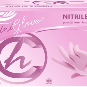 Nitrile Gloves Powder Free – 100s Clinihealth Medium Pink