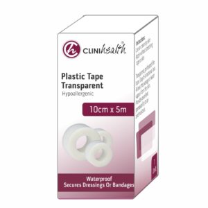Plastic Tape Transparent 10cm x 5m – Singles