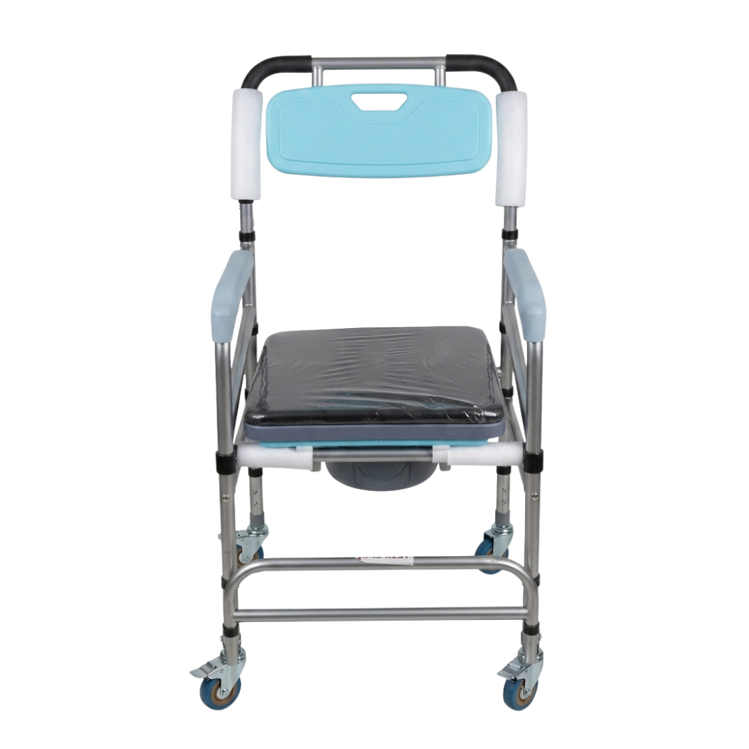 Commode Mobile with footrest