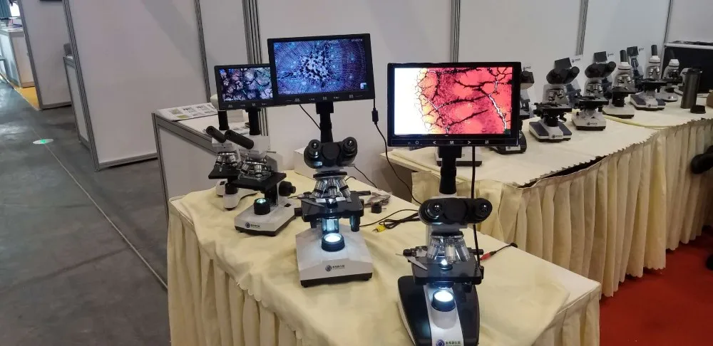 Z110-THD9 Biological Quality Lab Trinocular Compound Microscope with Digital Screen - Image 5