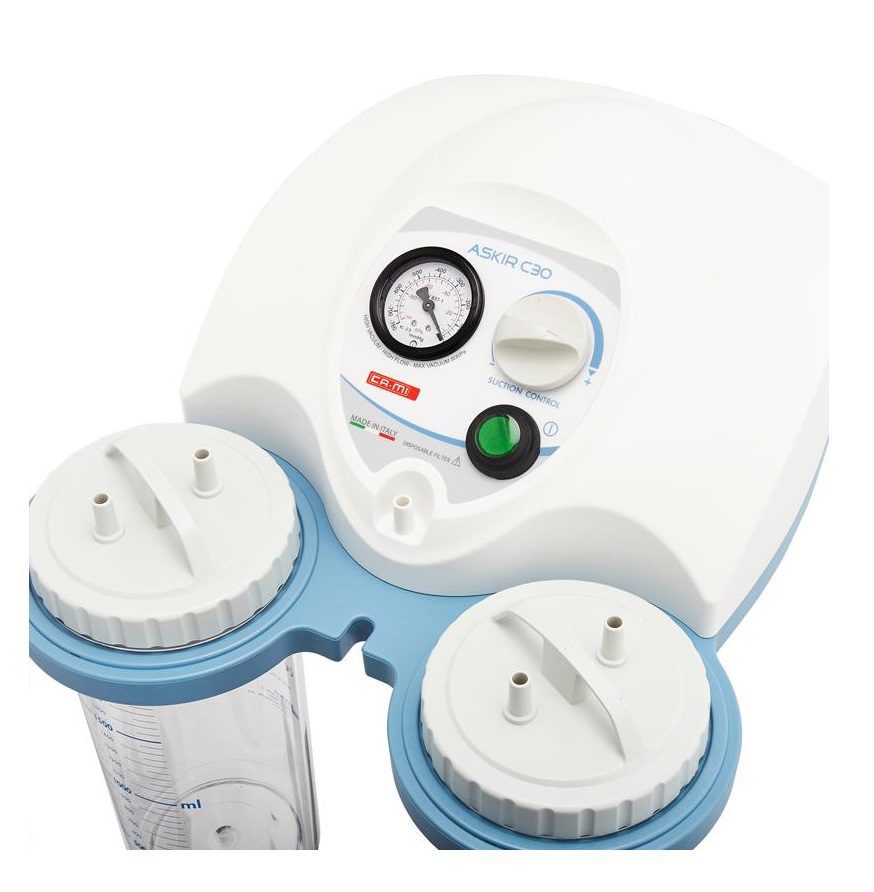 Surgical Suction Askir 30C – mobile 2 bottles - Image 2